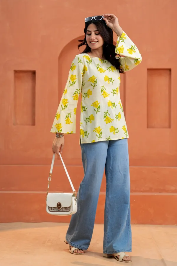 Aurora_Bloom_Cotton_Kurti