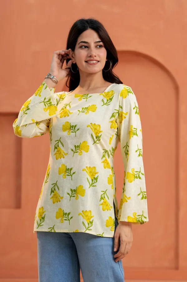 Aurora_Bloom_Cotton_Kurti
