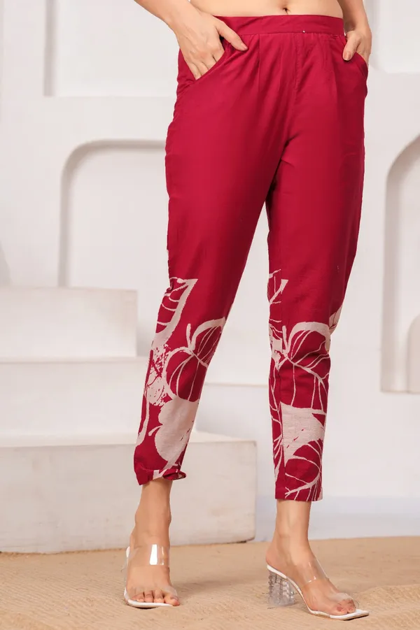 Pink_Monochrome_Leaf_Co_Ord_Set