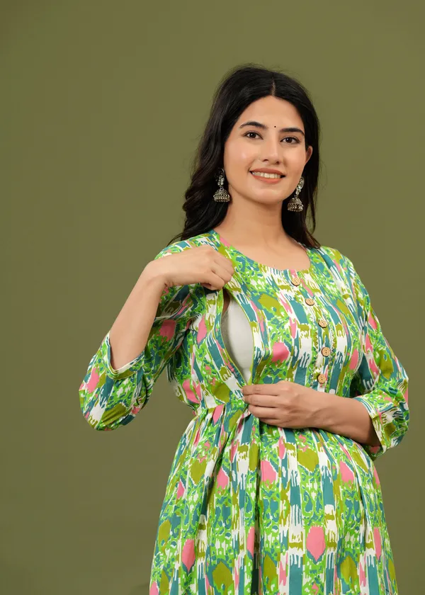 Emerald_Bloom_Maternity_Dress