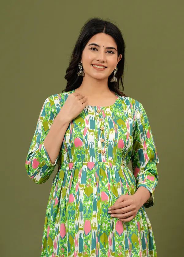 Emerald_Bloom_Maternity_Dress