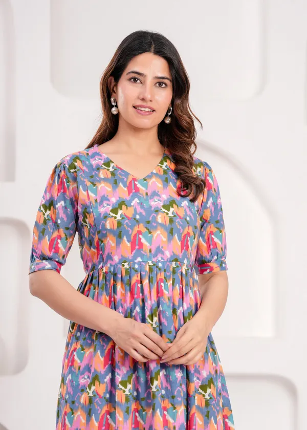 Lilac_Petals_Maternity_Dress