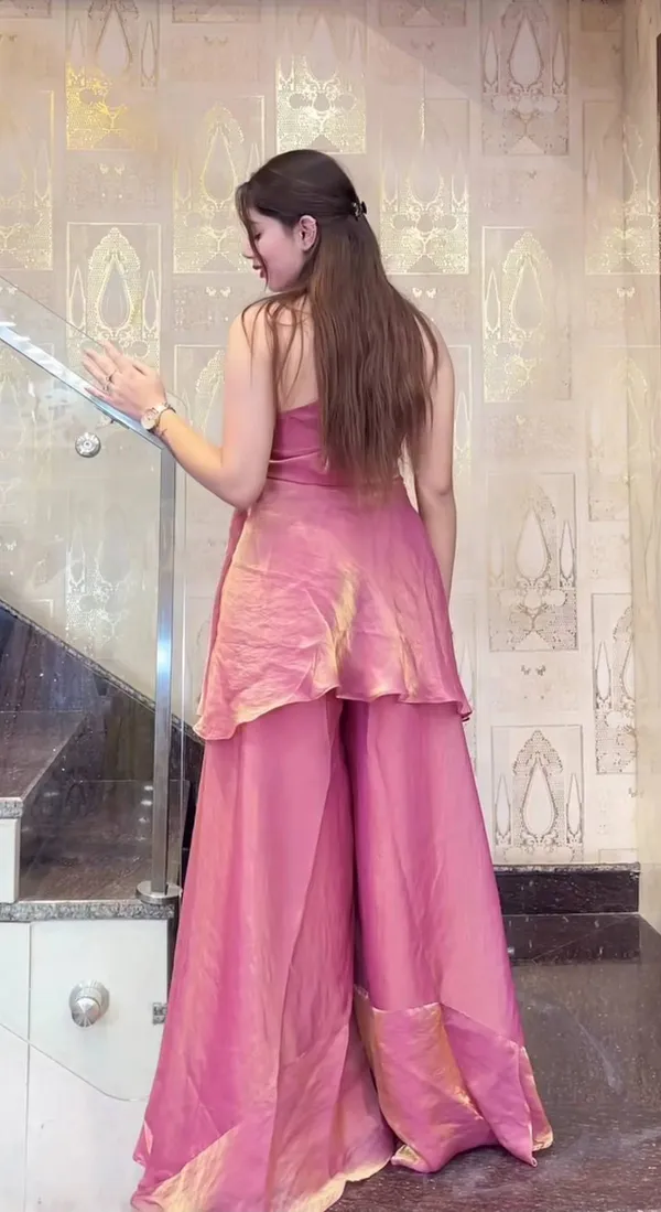 Pink_Fandy_Silk_Co-Ord_Set_For_Women