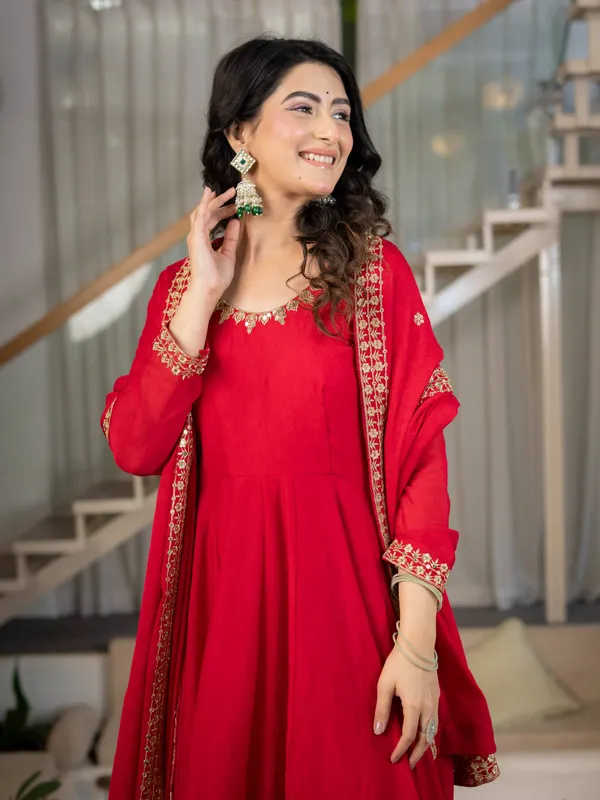 Red_Rangoli_Crush_Anarkali_Suit_Set_For_Women