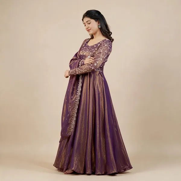 Purple_Cosmos_Silk_Anarkali_Gown_Set_For_Women