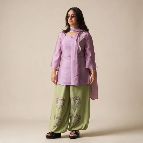 Lavender_Mal_Chanderi_Cotton_Three_Piece_Set_For_Women