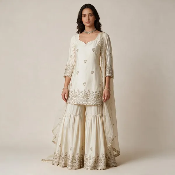 White_Crepe_Sharara_Set_For_Women
