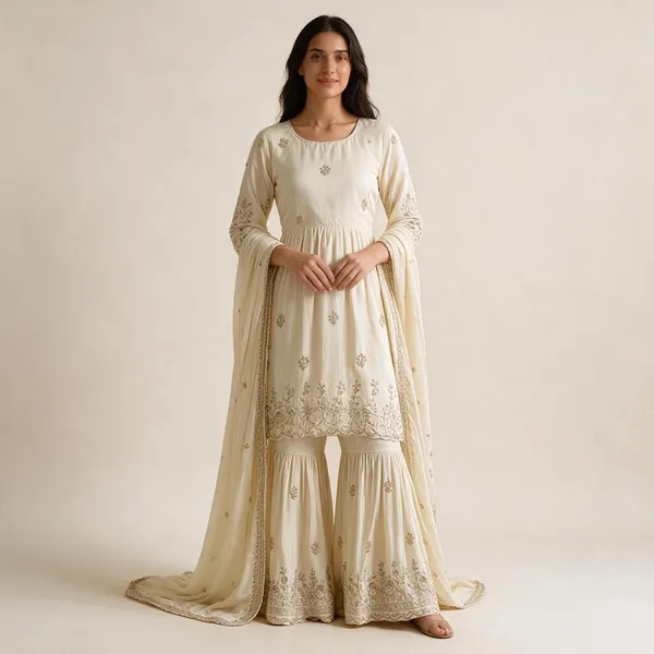 White_Crepe_Sharara_Set_For_Women