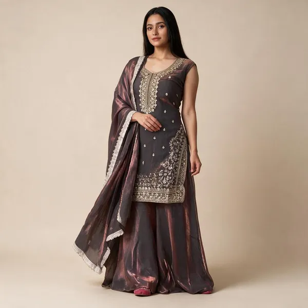 Purple_Fandy_Silk_Sharara_Set_For_Women
