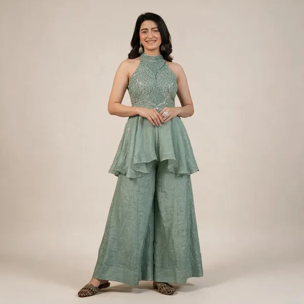 Sage_Green_Fandy_Crush_Palazzo_Set_For_Women