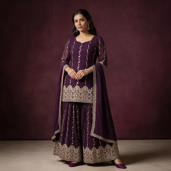 Purple_Crunchy_Silk_Sharara_Set_For_Women