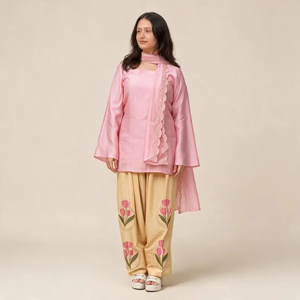 Pink_Mal_Cotton_Straight_Kurta_Set_For_Women