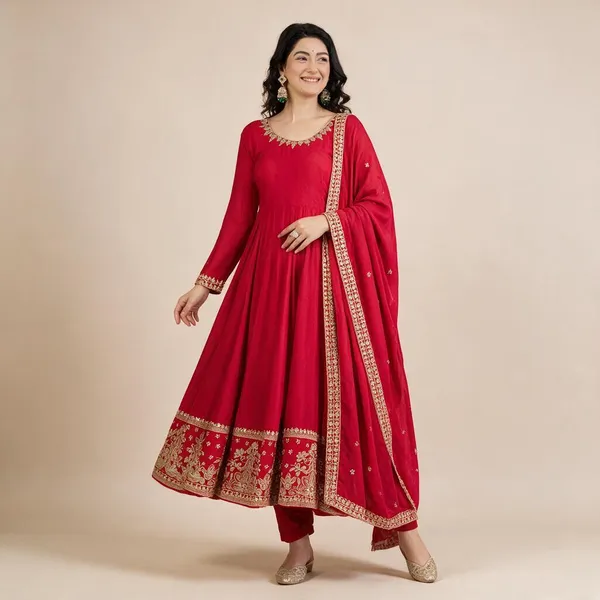 Red_Rangoli_Crush_Anarkali_Suit_Set_For_Women