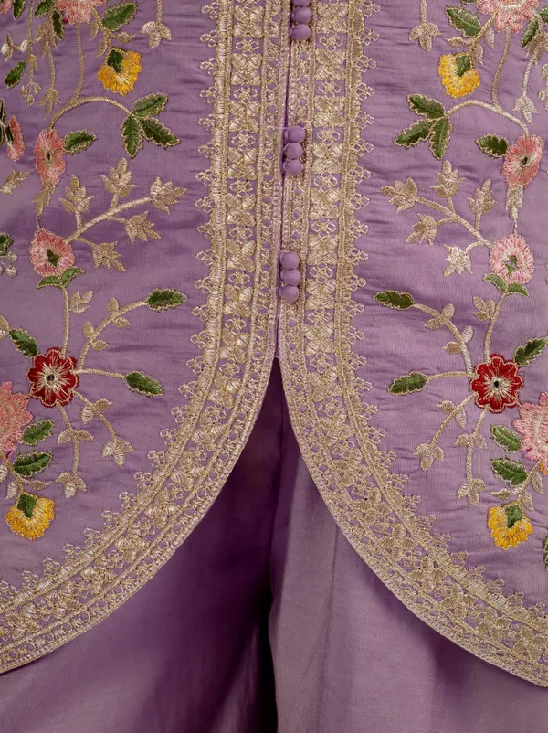 Purple_Roman_Silk_Sharara_Set_For_Women