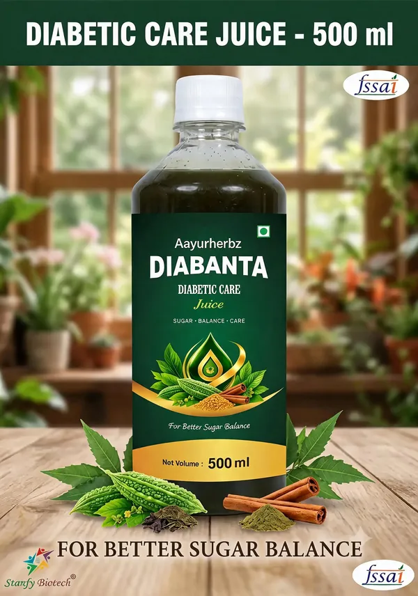 Aayurherbz_Diabanta_Bitter_Gourd_Herbal_Blood_Sugar_Juice_500Ml