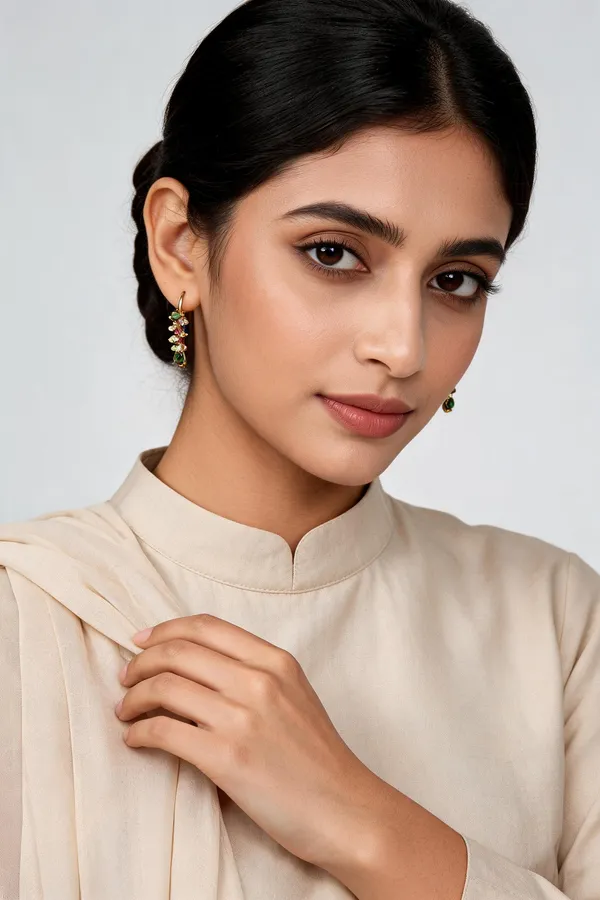 Multicolor_Alloy_Earrings_For_Women