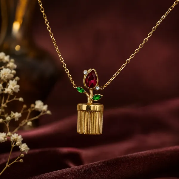 Gold-Tone_Red_Rosebud_Flower_Pot_Pendant_Necklace_for_Women