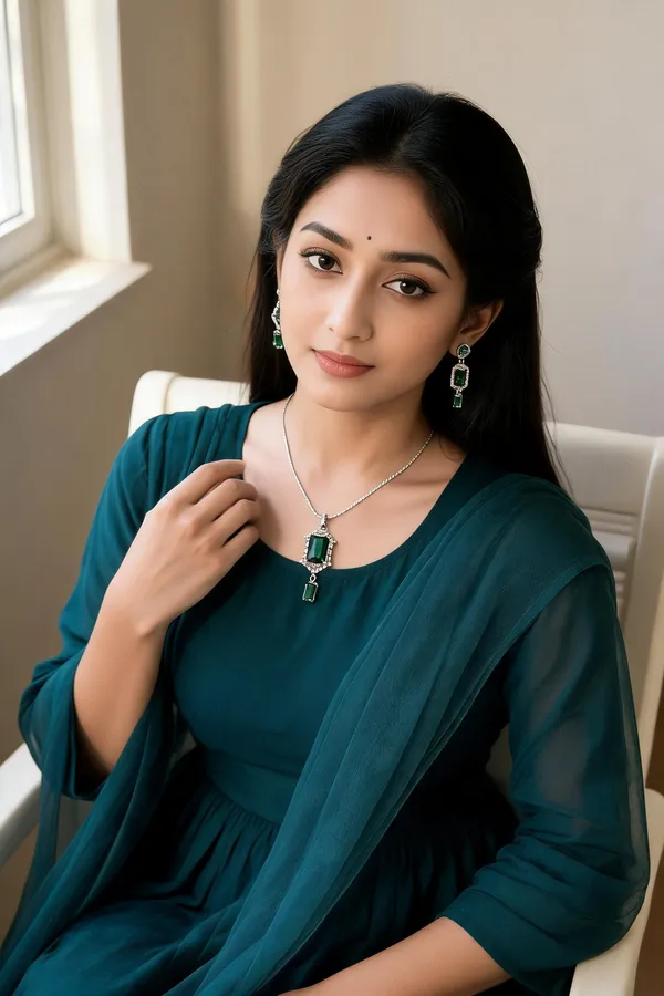 Green_American_Diamond_Necklace_And_Earrings_Set_For_Women