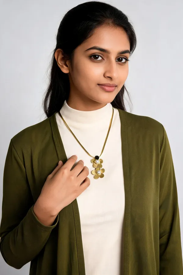 Gold_Alloy_Floral_Pendant_Necklace_For_Women