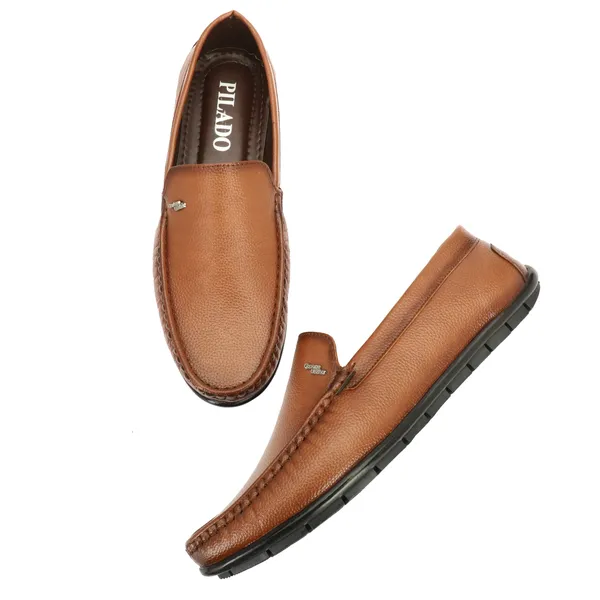 Brown_Textured_Slip-On_Loafers_for_Men