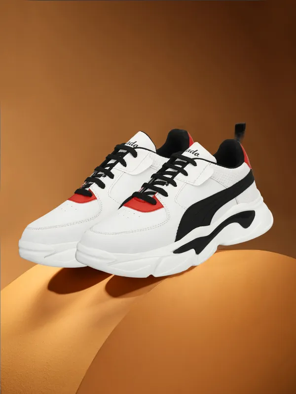 White_Casual_Lace-Up_Sneakers_for_Men
