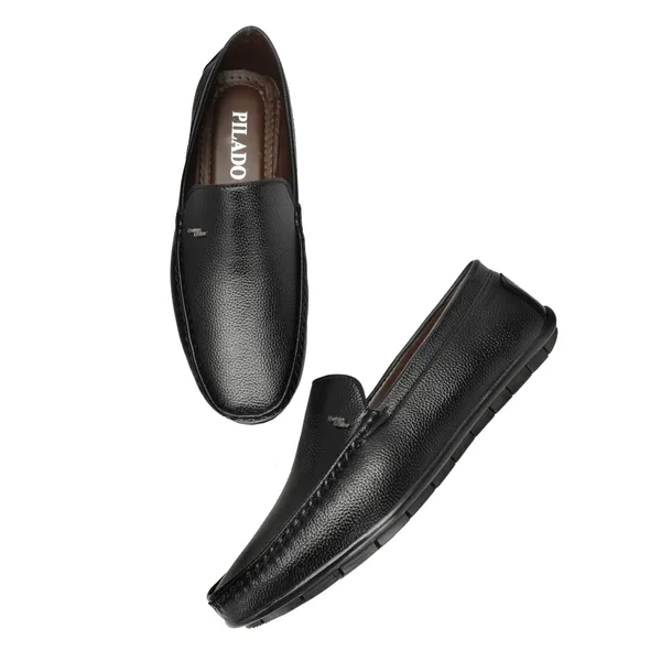 Black_Textured_Slip-On_Loafers_for_Men