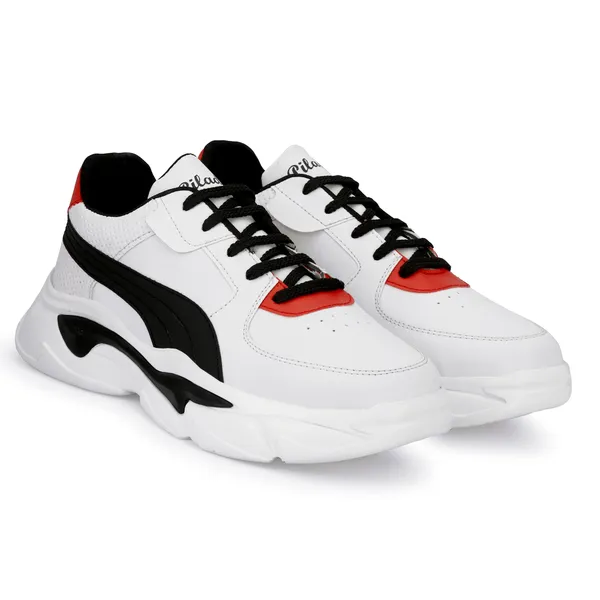 White_Casual_Lace-Up_Sneakers_for_Men