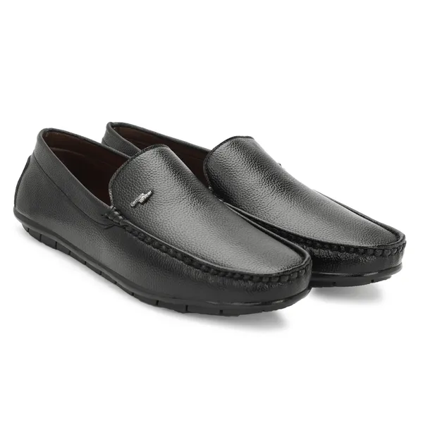 Black_Textured_Slip-On_Loafers_for_Men