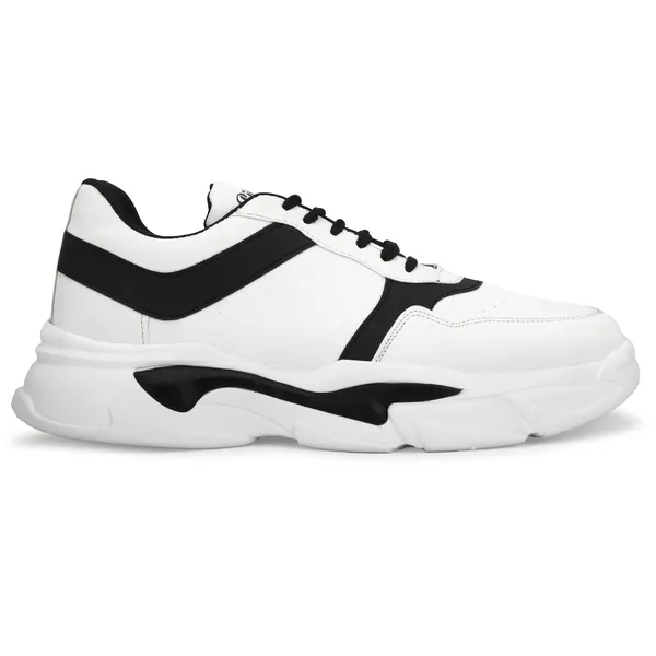 White_Chunky_Lace-Up_Sneakers_for_Unisex