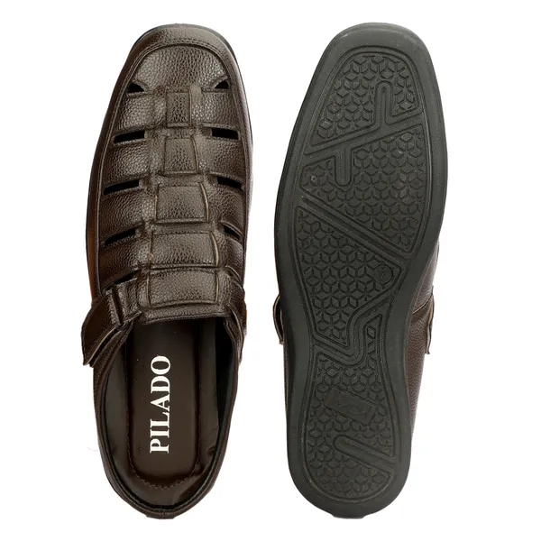 Brown_Synthetic_Leather_Slip-On_Sandals_for_Men