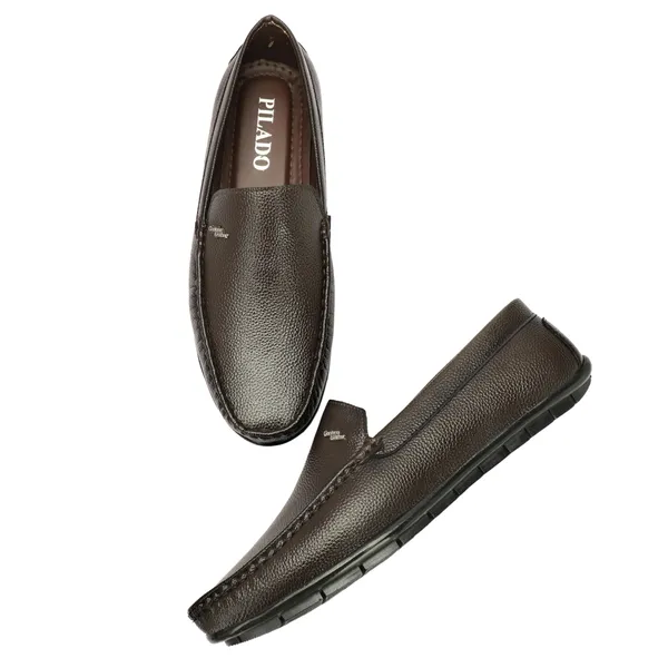 Brown_Textured_Slip-On_Loafers_for_Men