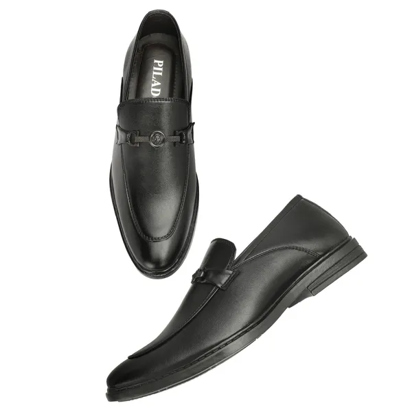 Black_Faux_Leather_Slip-On_Loafers_for_Men