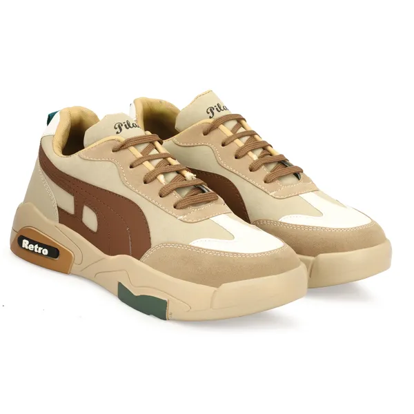 Beige_Casual_Lace-Up_Sneakers_for_Men