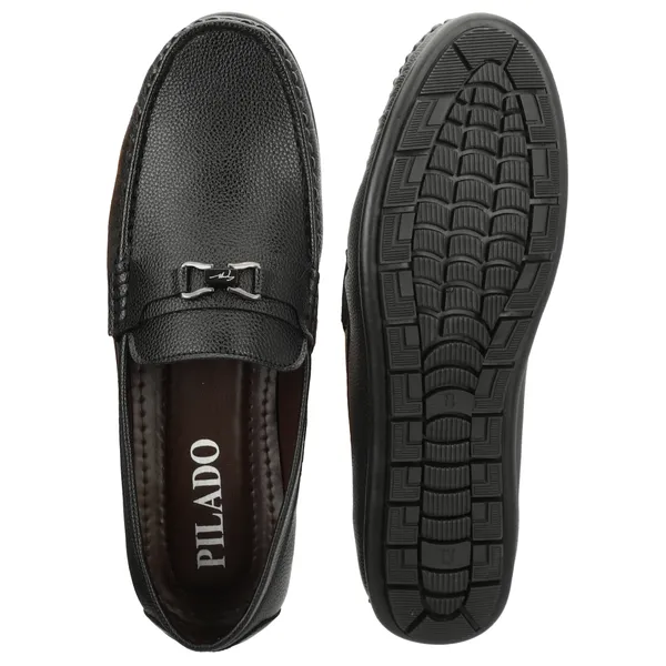 Black_Textured_Slip-On_Loafers_for_Men