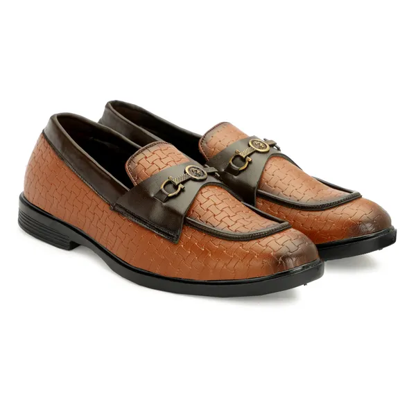 Brown_Textured_Slip-On_Loafers_for_Men