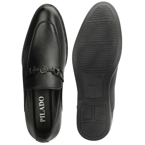 Black_Faux_Leather_Slip-On_Loafers_for_Men