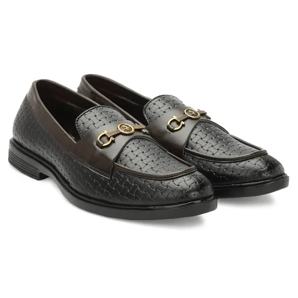 Black_Woven_Pattern_Loafers_for_Men