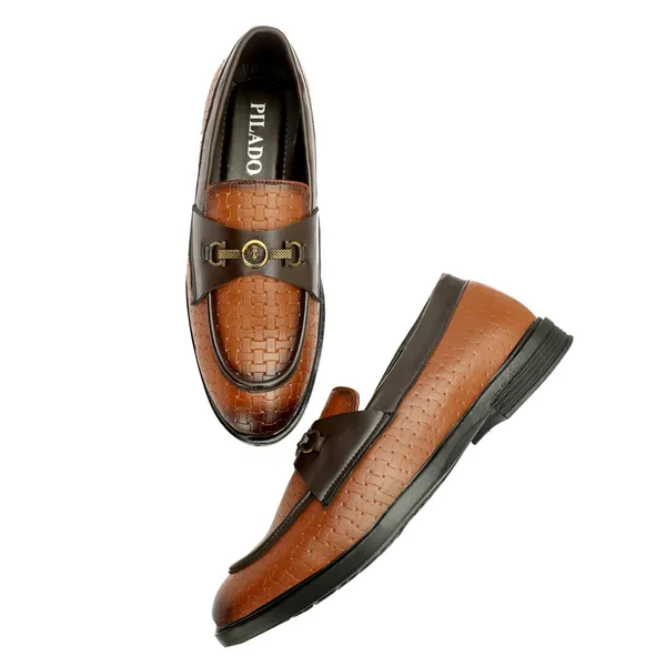 Brown_Textured_Slip-On_Loafers_for_Men