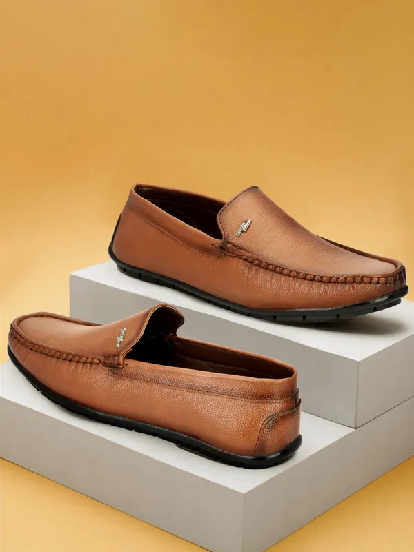Brown_Textured_Slip-On_Loafers_for_Men