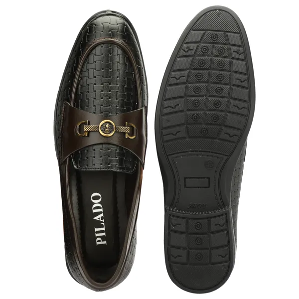 Black_Woven_Pattern_Loafers_for_Men