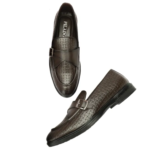 Brown_Textured_Slip-On_Loafers_for_Men