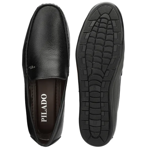 Black_Textured_Slip-On_Loafers_for_Men
