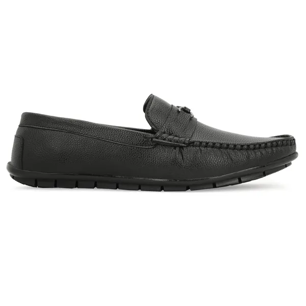 Black_Textured_Slip-On_Loafers_for_Men