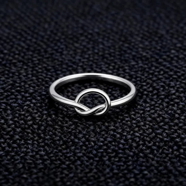 Silver_Infinity_Knot_Slim_Band_Ring_For_Girls