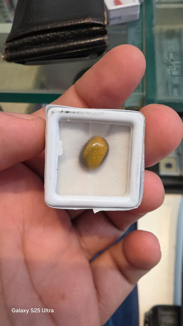 Yellow_Oval_Cabochon_Natural_Gemstone_For_Unisex