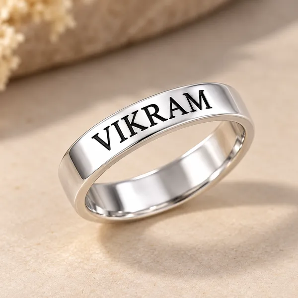 Silver_Engraved_Name_Personalised_Band_Ring_For_Unisex