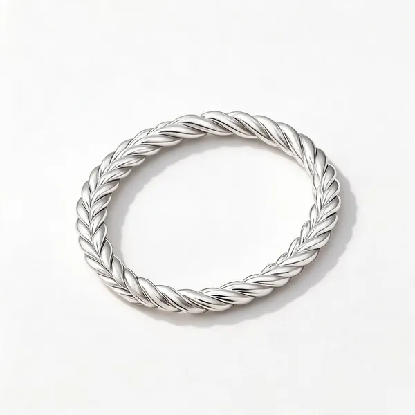 Silver_Braided_Band_Ring_For_Girls