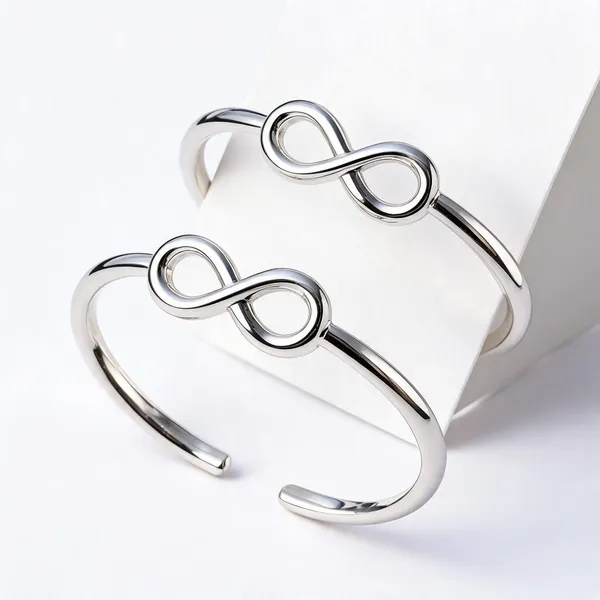 Silver_Infinity_Motif_Bangle_Set_For_Girls