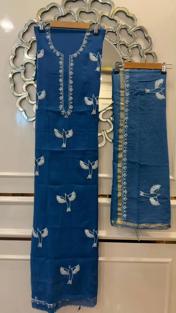 Blue_Embroidered_Unstitched_Suit_Material_for_Women