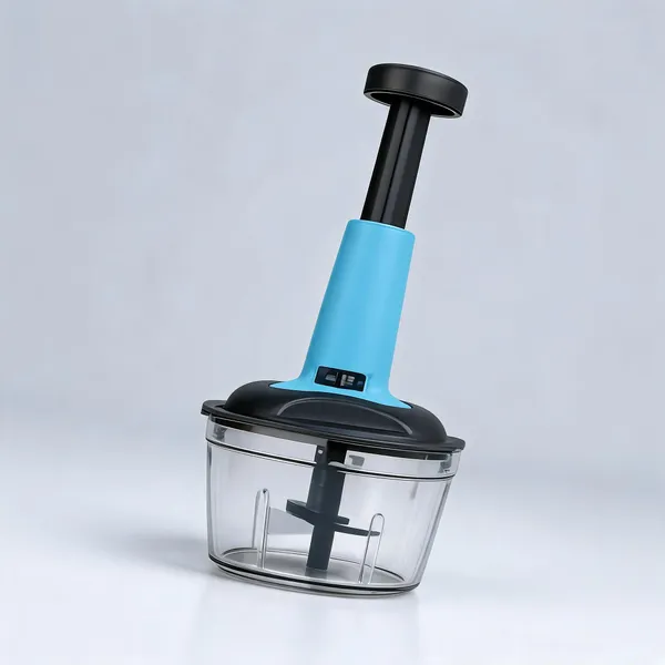 Plastic_Blue_Manual_Vegetable_Chopper
